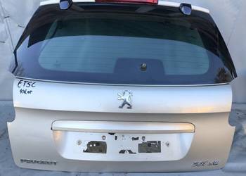 KLAPA BAGAŻNIKA PEUGEOT 207 SW KOMBI SZYBA UCHYLNA KOLOR ETSC