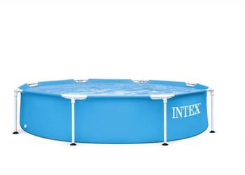 Basen ogrodowy stelażowy 244x51 Intex metal frame