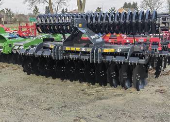 Brona talerzowa JANPOL 3m,wał daszkowy