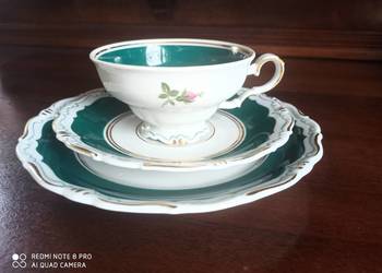 Filiżanka z talerzykiem deserowym.  Eisenberg. Syg. lata 50 Filiżanka z talerzykiem deserowym.  Eisenberg. Syg. lata 50