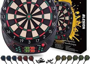 Elektroniczna tarcza do darta 12 rzutek 43 cm szerokości BLESION