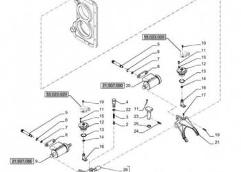 New Holland T6070 Siłownik roboczy 87549883