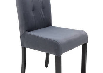 Krzesło tapicerowane szare PROSTE