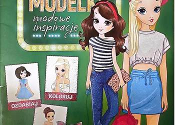 MODELKI modowe inspiracje NAKLEJKI GRATIS kolorowanki Fakt książka