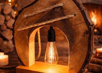 Lampa w stylu vintage.