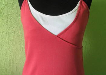 Bluzka - top - bawełniana - rozmiar 42 XL - biust 90+ cm