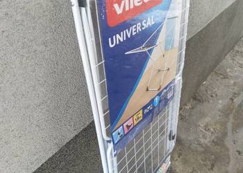 NOWA Suszarka na bieliznę pranie ubrania UNIVERSAL kółeczka + klamerki
