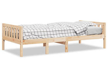 Łóżko dziecięce bez materaca lite drewno sosnowe 90x200 cm WM-855027