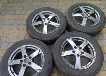 koła 5x108 16" felgi aluminiowe volvo ford opony lato DOT 3320