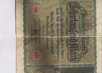 Banknot 10000 Reichsbanknote 1922