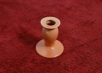 Stylowy ceramiczny świecznik – soczysty pomarańcz | Retro / Modern