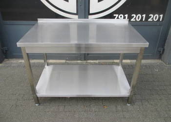 STÓŁ GASTRONOMICZNY Z PÓŁKĄ 120/70/85 NOWY