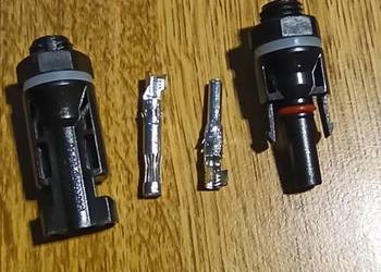 Złącze fotowoltaiczne męskie żeńskie