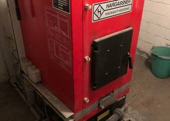 Piec Hargassner 25 kW zrębka kompletny system ogrzewania