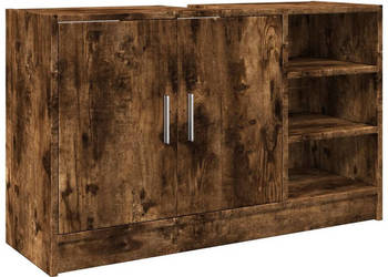 Szafka pod umywalkę przydymiony dąb 90x29x55 cm WM-848126
