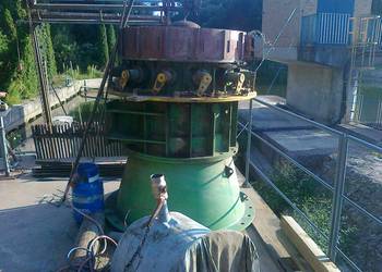 turbina wodna 950mm, YETI 90 kW na 3,5m spadu