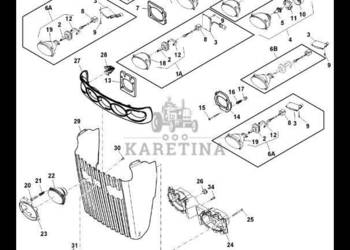 RE271574 John Deere 8345R - Lampa szerokostrumieniowa