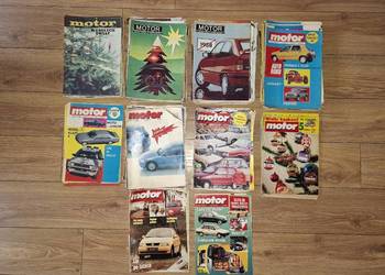 Duża kolekcja czasopisma Motor 1987 - 1996