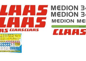 Naklejki Claas Medion 340 i inne modele super mocne