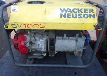 Agregat prądotwórczy WACKER NEUSON GV 7003 A 7,1 kVA Oryginalny Nie Chinski