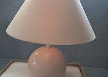 używana lampka nocna z prlu firmy polam -meos w-wa stan db wys 40 cm, śr ab