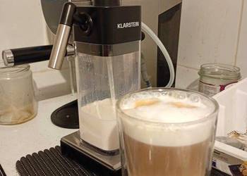 Kolbowy ekspres do kawy Klarstein Furore, spieniacz Steel Presso