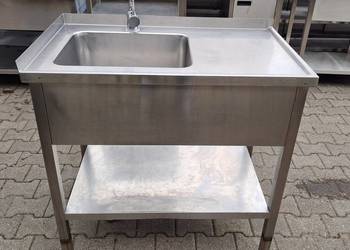 Zlew 1 Komorowy z Półką 100/60/95 cm M.1841 N