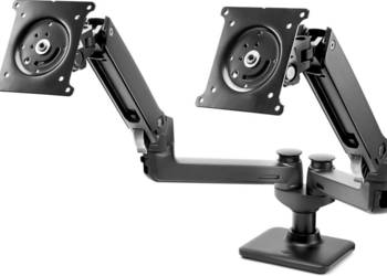 HP Hot Desk Stand W3Z74AA - uchwyt biurkowy na 2 monitory do 27"