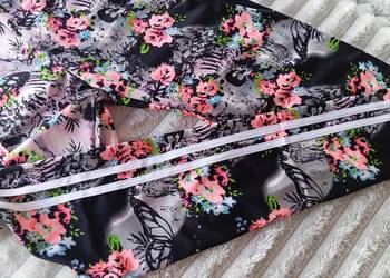 Legginsy damskie z lampasami rozmiar M/L