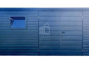 Schowek - domek ogrodowy 4,5x2m brama dwuskrzydłowa oknodach ID1075
