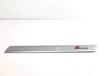 LISTWA DRZWI LEWY TYŁ AUDI A3 8P Hatchback 03-13 SREBRNY OSŁONA