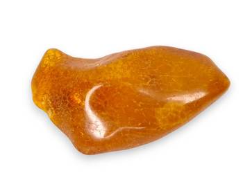 Broszka z bursztynu, bursztyn bryłka #1491