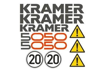 Naklejki oklejenie KRAMER 5050 Zamiennik