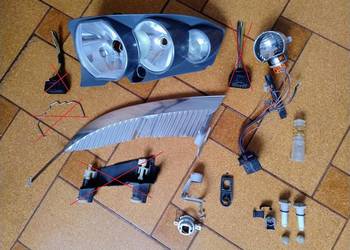 Audi A2 Lampa lewa przód Śruba regulacji Oprawka Odbłyśnik Ramka Wtyczka