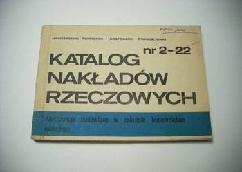 KNR 2-22 Konstrukcje budowlane w zakresie budownictwa rolnic KNR 2-22 Konstrukcje budowlane w zakresie budownictwa rolnic