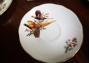 Spodek. Fine Bone China, Made England. Ptaki.  Ze