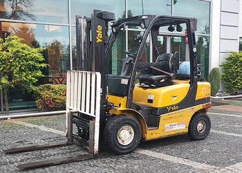 Wózek widłowy gazowy Yale GLP25VX duplex 3,29 m lpg 2,5 t 2013