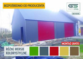 Garaż Blaszany - HALA MAGAZYNOWA - Magazyn - Wiata - Hala - GRZYWSTAL