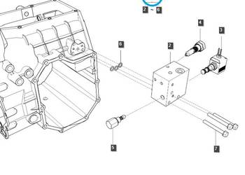 Elektrozawór hydrauliczny WOM/PTO / G822 / LS Tractor 40264633