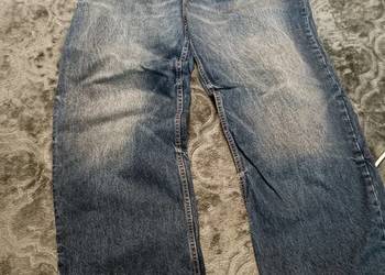 ZARA jeansy wide leg 40 (USA 8) jasny denim