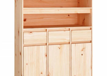 Szafka 89x40x1165 cm lite drewno sosnowe WM-818215