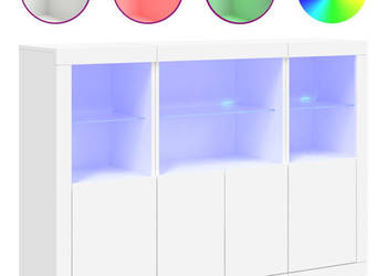 Szafki z oświetleniem LED 3 szt. białe WM-3209107