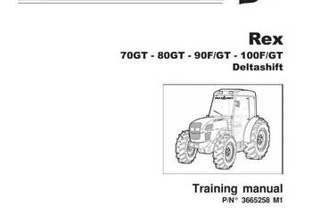 Landini REX 70GT 80GT 90F 90GT instrukcja obsługi i naprawy PL