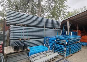 Regał paletowy magazynowy rama H500cm dexion warsztat hala trawers 275cm