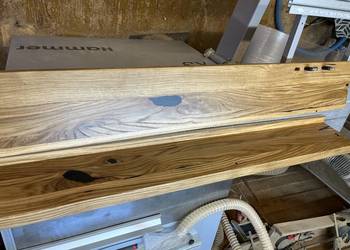 Łóżko dębowe lite bardzo solidne