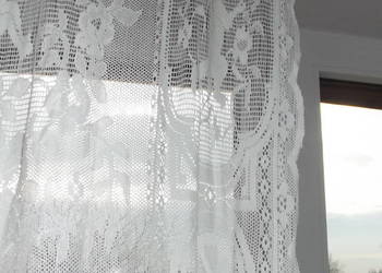 Firanka ecri w  a n i o ł k i  sz.162 wwys.171 cm