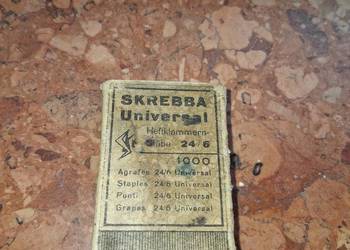 Zszywacze  Staples Skrebba Universal z lat 40.