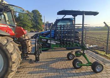 Zgrabiarka karuzelowa INTERTECH ZKT-420 trwała 4.2m tandem jak fella kuhn