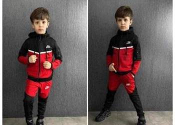 Dziecięce dresy Nike Tech Fleece 6-16 lat szyte logo