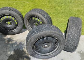 Koła z oponami zima 205/55/R16 bieżnik 6 mm rozstaw śrub 5×100